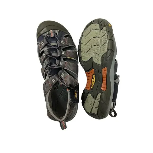 KEEN Men's Newport H2 Sandal,India Ink/Rust,US 13 M